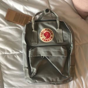 Mint green mini backpack!